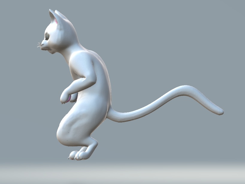 しろねこ しろちゃん GLBファイル VRM Posing Desktop読み込み可能 - shirokuro2020 - 2/3