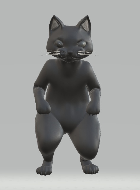 くろネコ　くろちゃん　GLBファイル VRM Posing Desktop読み込み可能