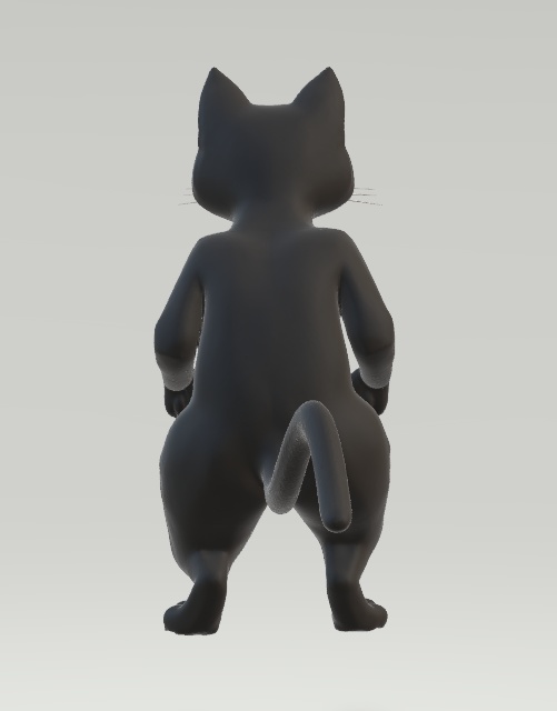 くろネコ　くろちゃん　GLBファイル VRM Posing Desktop読み込み可能 - shirokuro2020 - 3/3