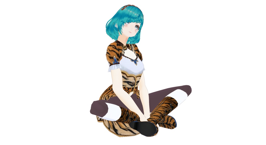 ワンピースブーツセットタイガーvroidcustomitem