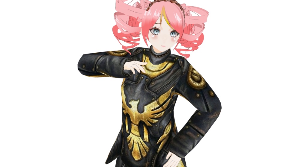 ブラックレザーセットvroidcustomitem