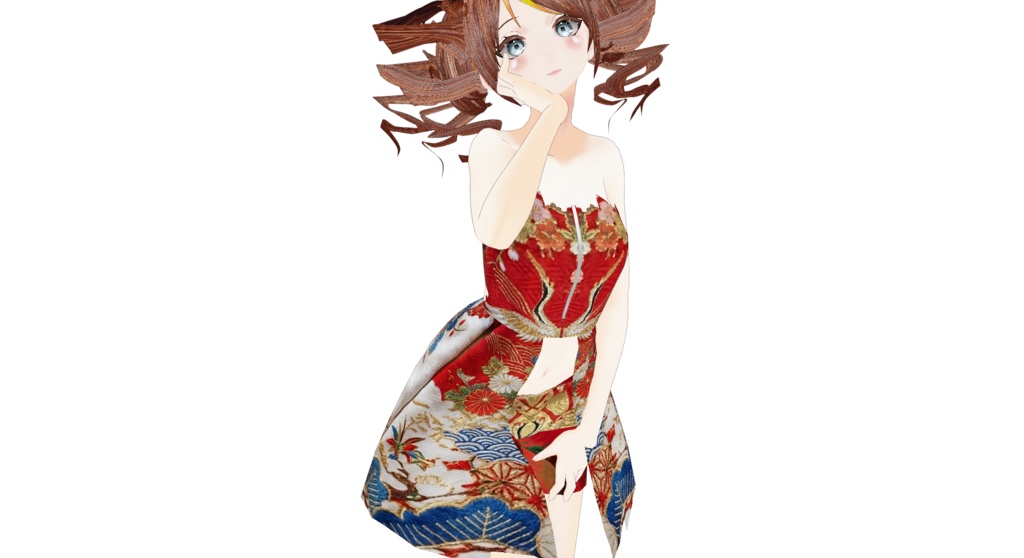 ２０２６お正月衣装セットvroidcustomitem