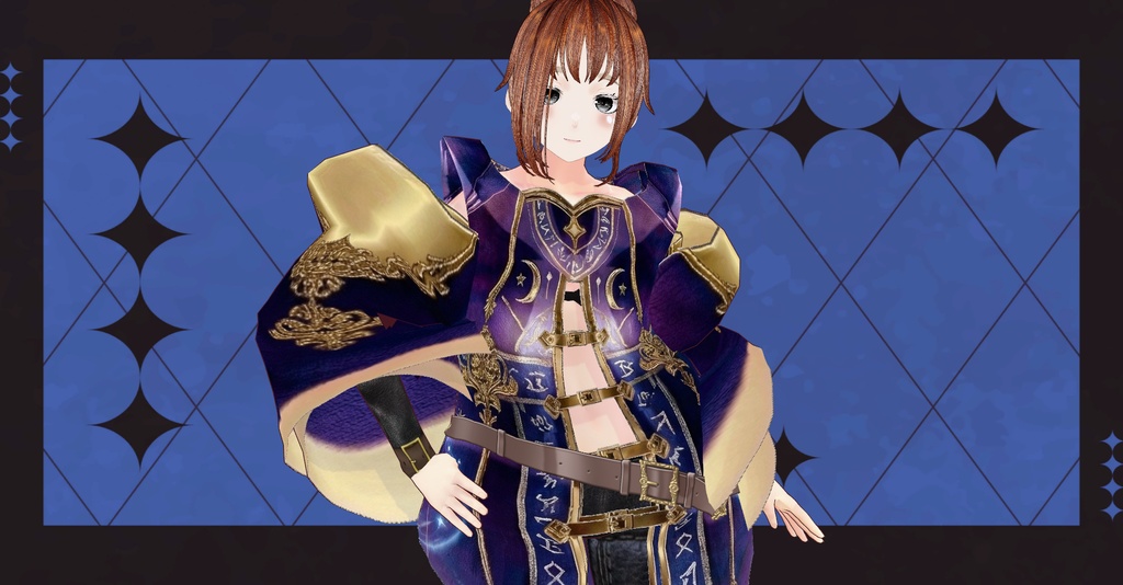 魔法使い衣装vroidcustomitem