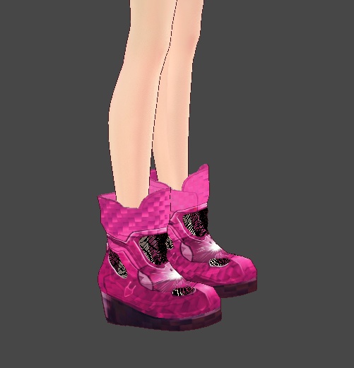 カーボンピンクシューズ