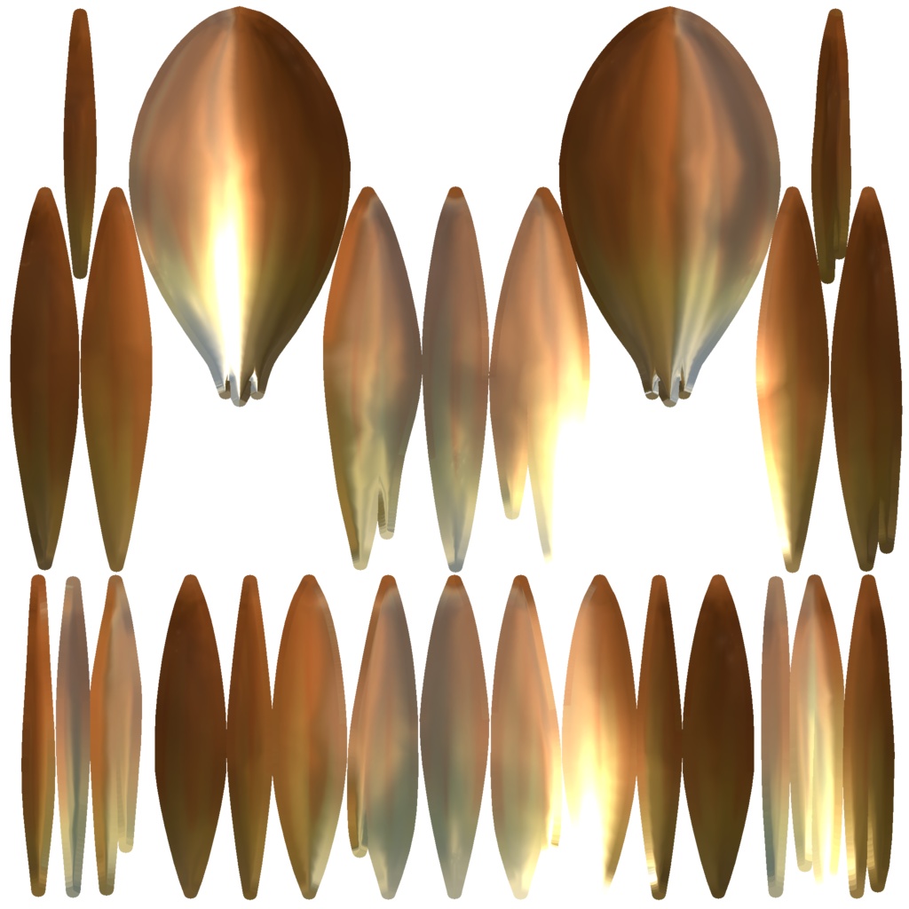 ゴールドフォックスしっぽtexture