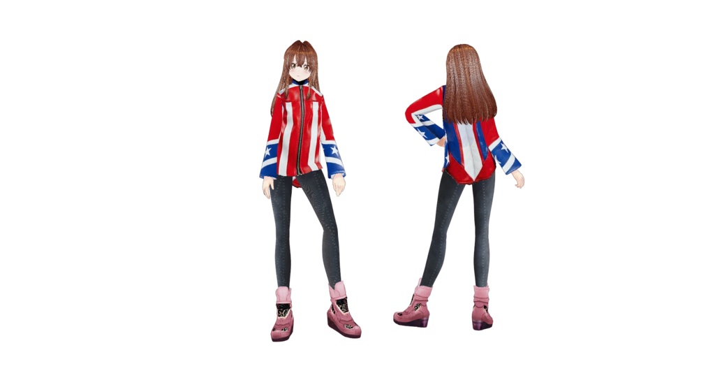 ジャケットライダー一式vroidcustomitem