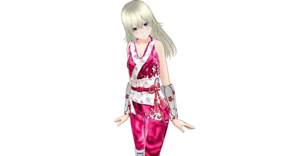 忍スーツ　寿ピンクvroidcustomitem