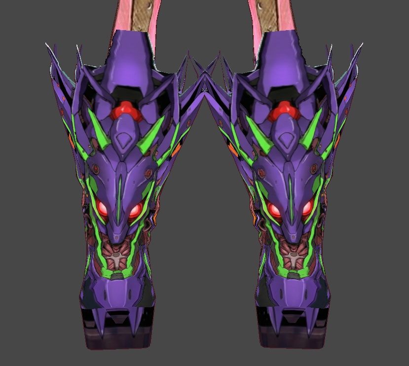 メカブーツパープルvroidcustomitem