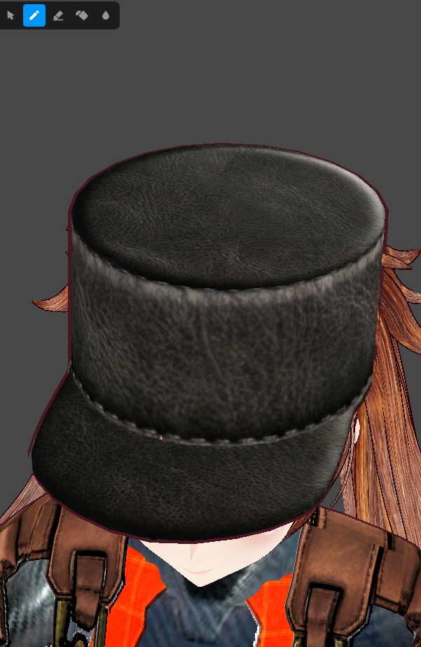 ワークキャップ　テクスチャ