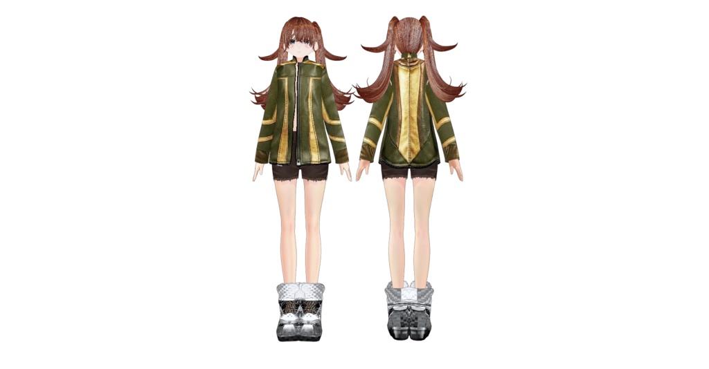 ジャケットライダー12vroidcustomitem