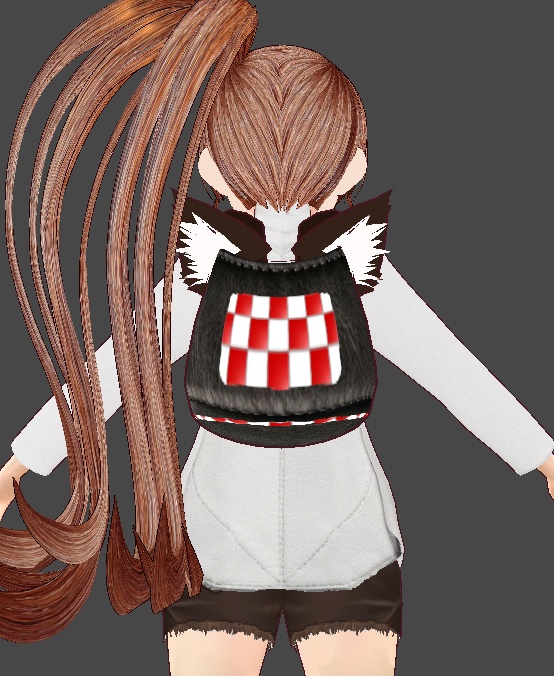 カスタムアイテムアニマルリュックvroidcustomitem