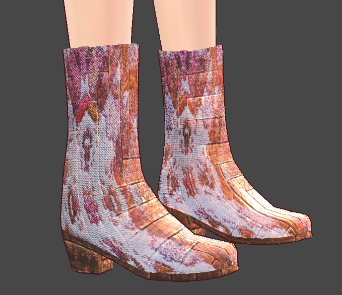 ウッドウールブーツvroidcustomitem