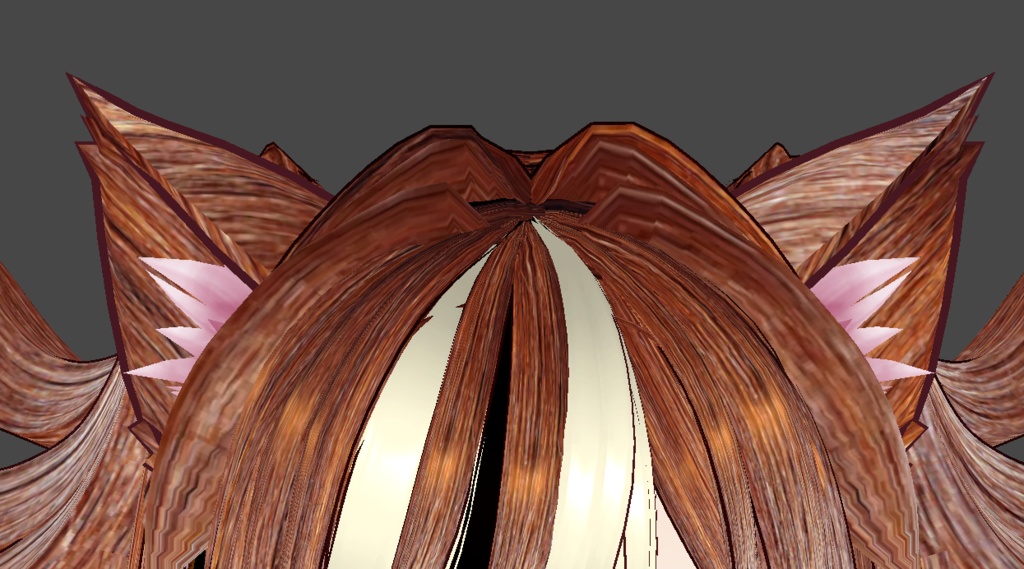 プレゼントネコミミ　キツネしっぽvroidcustomitem