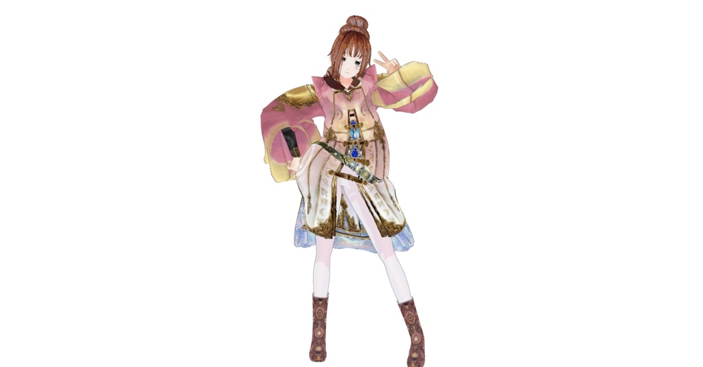 cluster使用可能アバター　魔法使いピンク