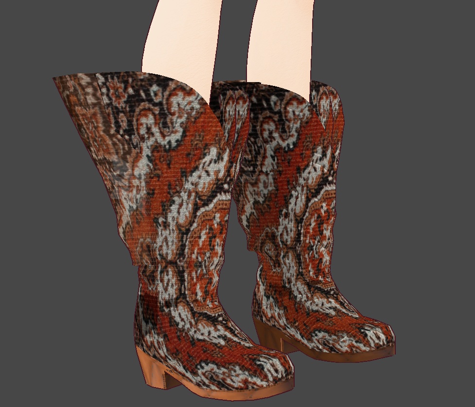 ウエスタンブーツ２vroidcustomitem