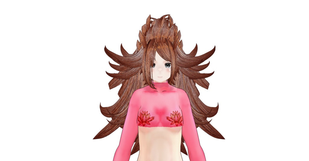 VROID vroidcustomitemカスタムヘアーNO17