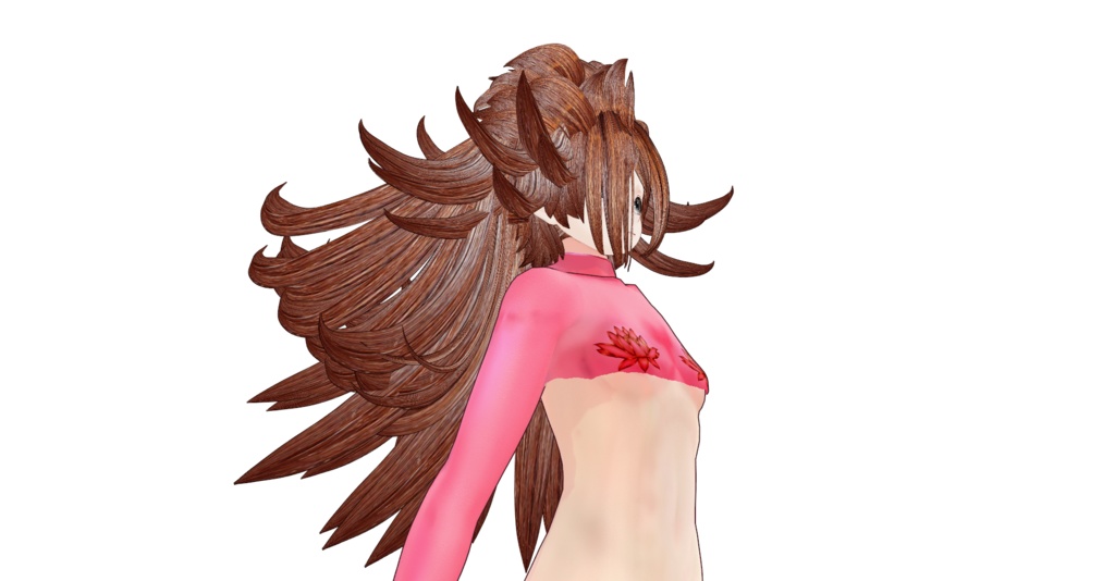 VROID vroidcustomitemカスタムヘアーNO17