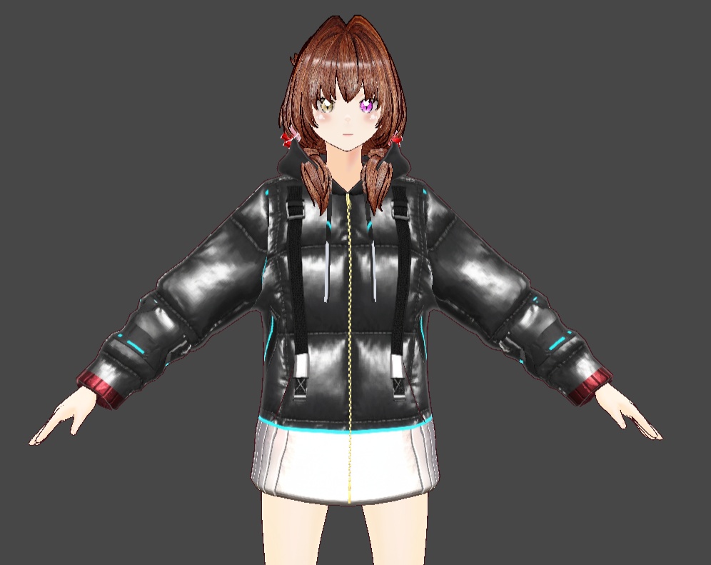 VROID館パーカーvroidcustomitem