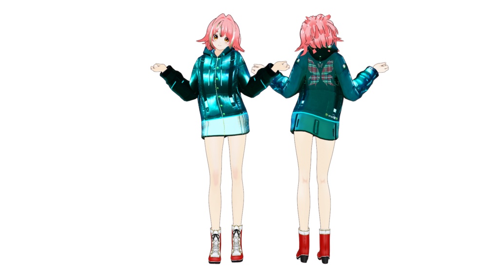 vroid館パーカー４vroidcustomitem