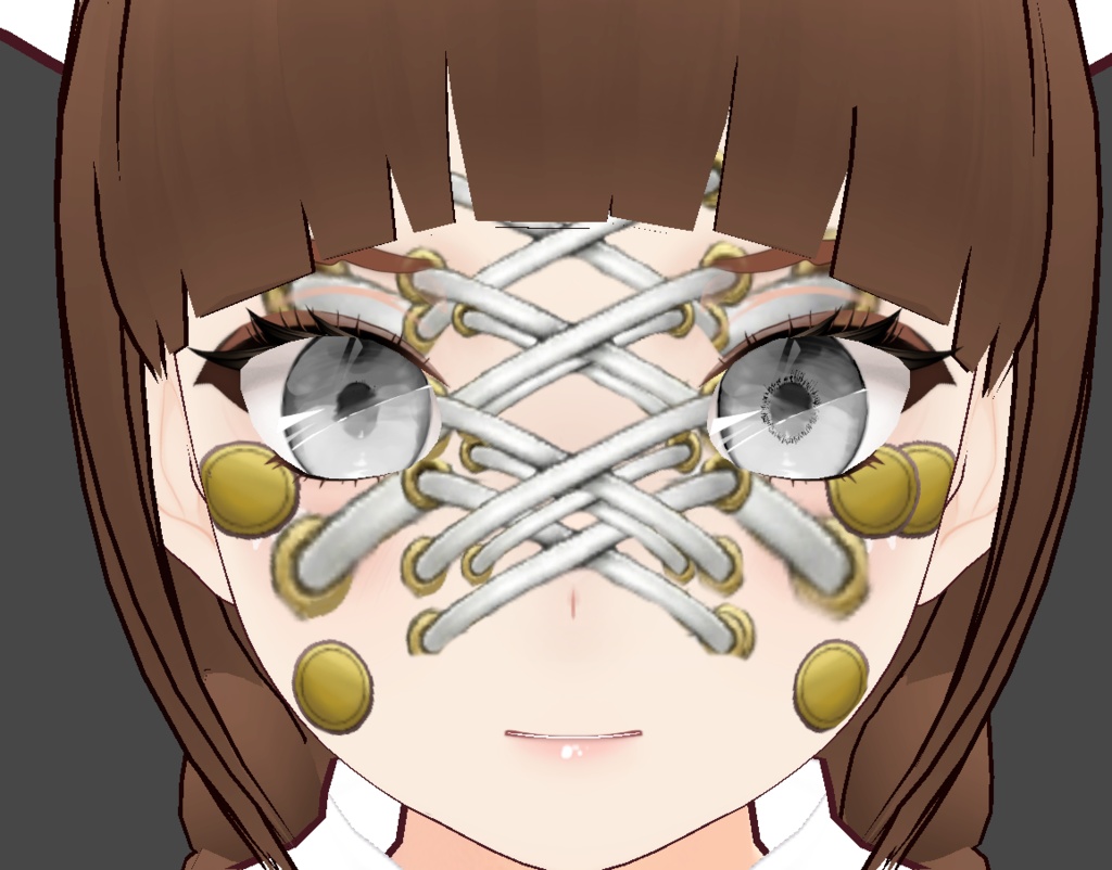 アンドロイドフェイスペイントvroidcustomitem