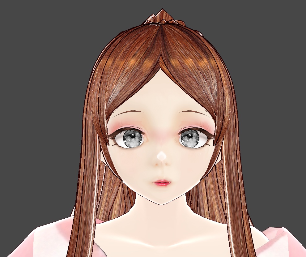 リアルフェイスペイント4vroidcustomitem