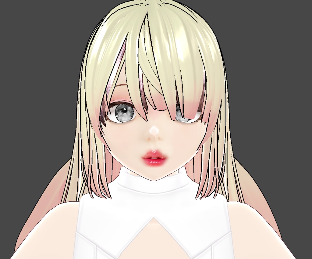 リアルフェイスペイント5vroidcustomitem