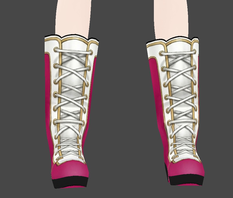 カジュアルブーツ　ロングvroidcustomitem