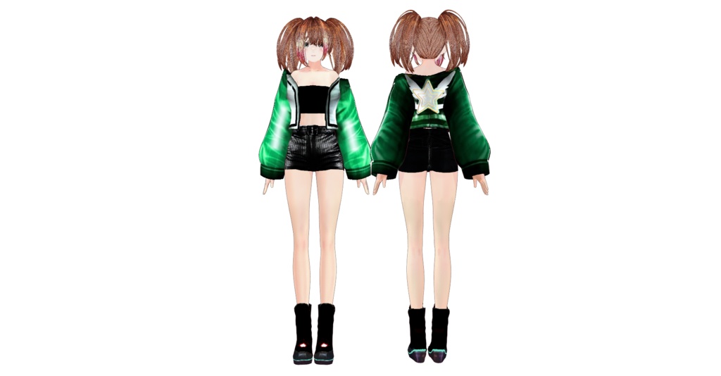 ショートスカジャンセット５vroidcustomitem