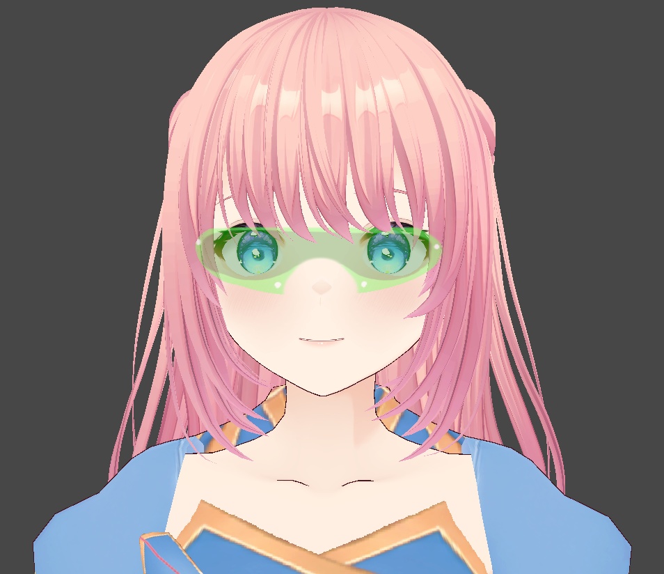 アクセサリー　ワンタッチスコープvroidcustomitem