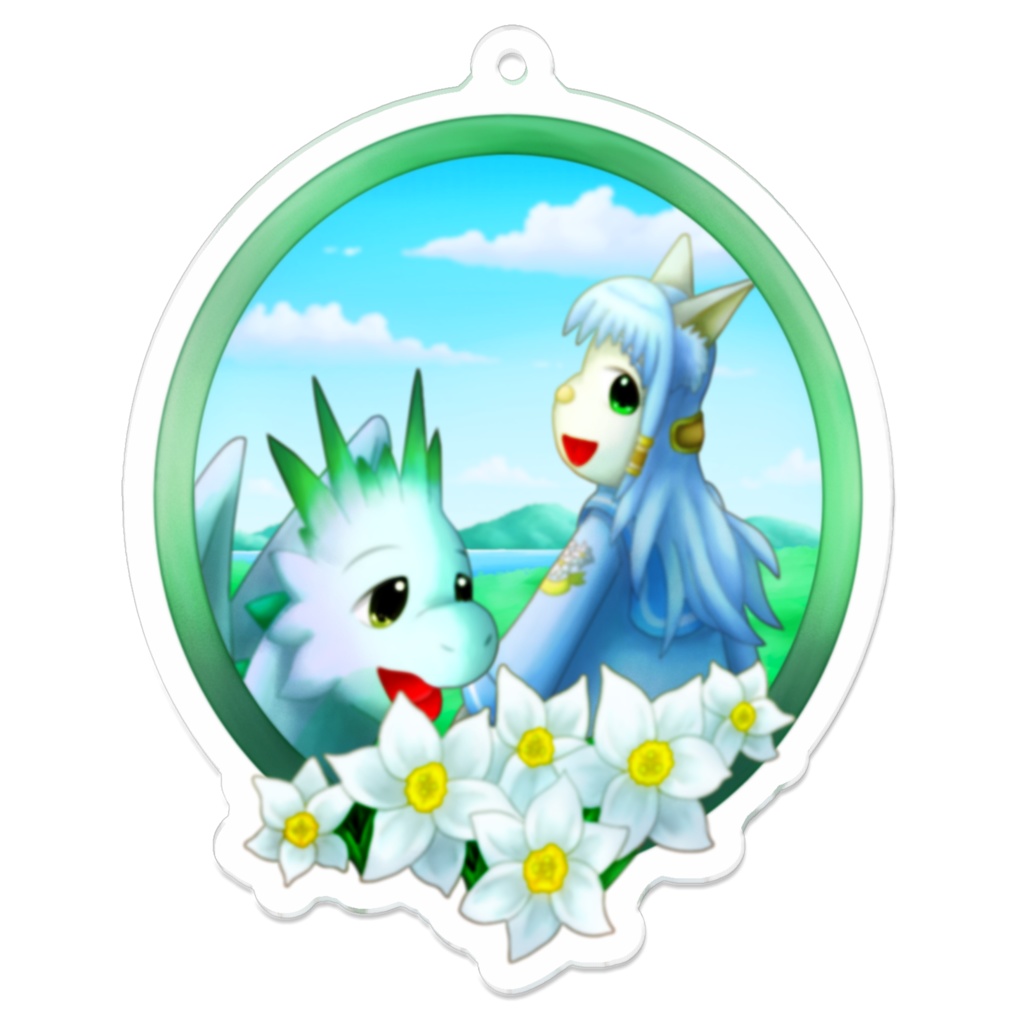 水仙とドラゴンと女の子