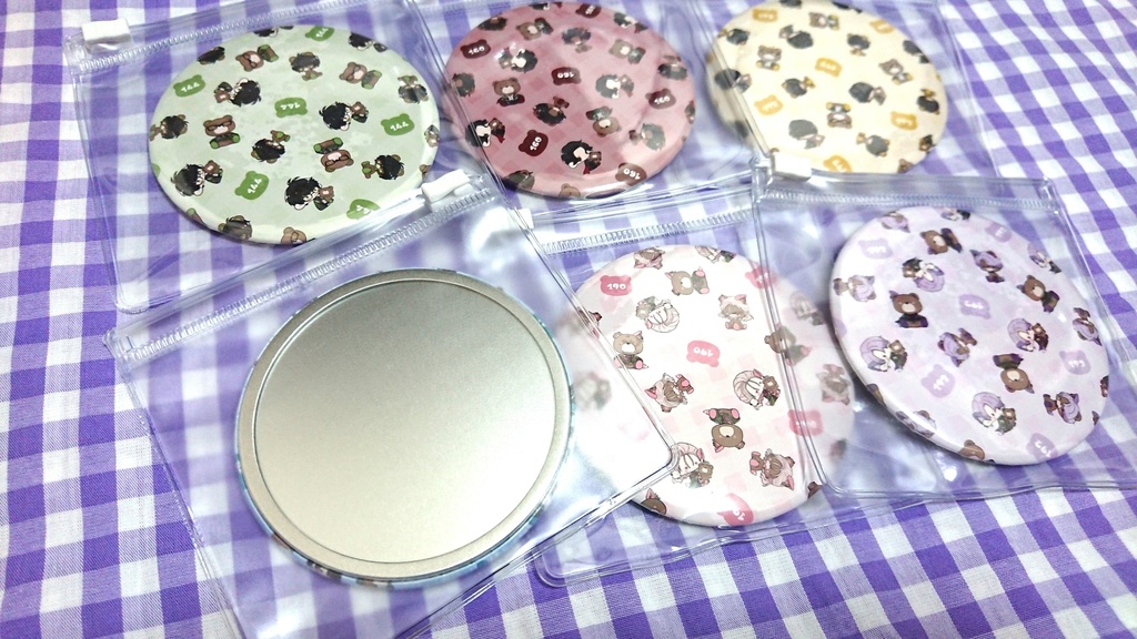 江派クマちゃん缶ミラー