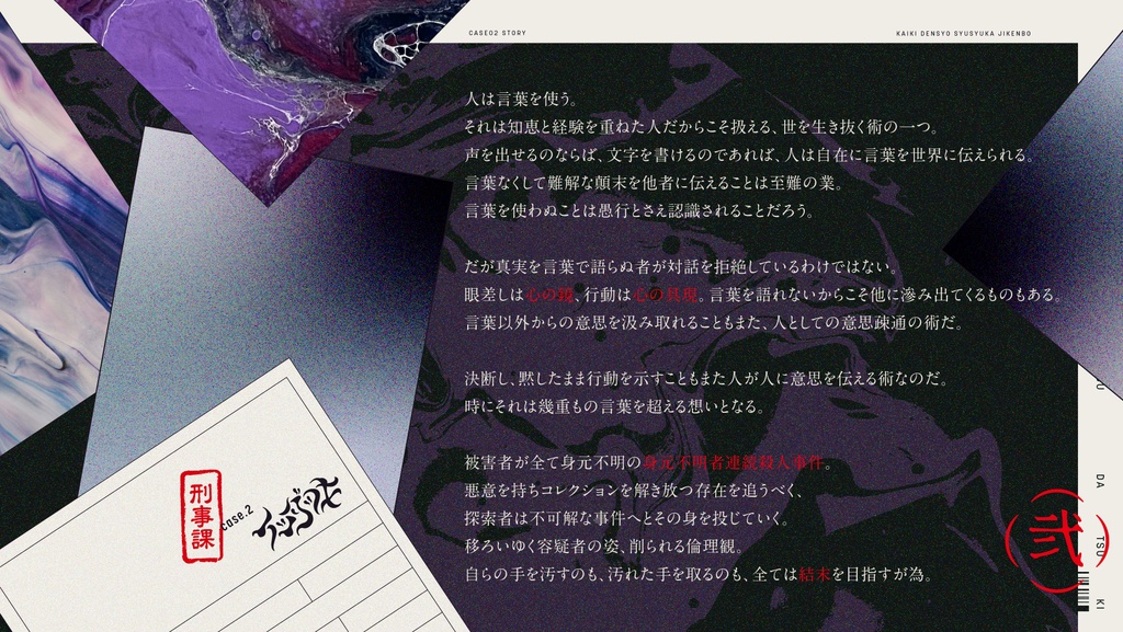 怪奇伝承蒐集家事件簿Case No.2 【イツダツキ】 SPLL:E190342