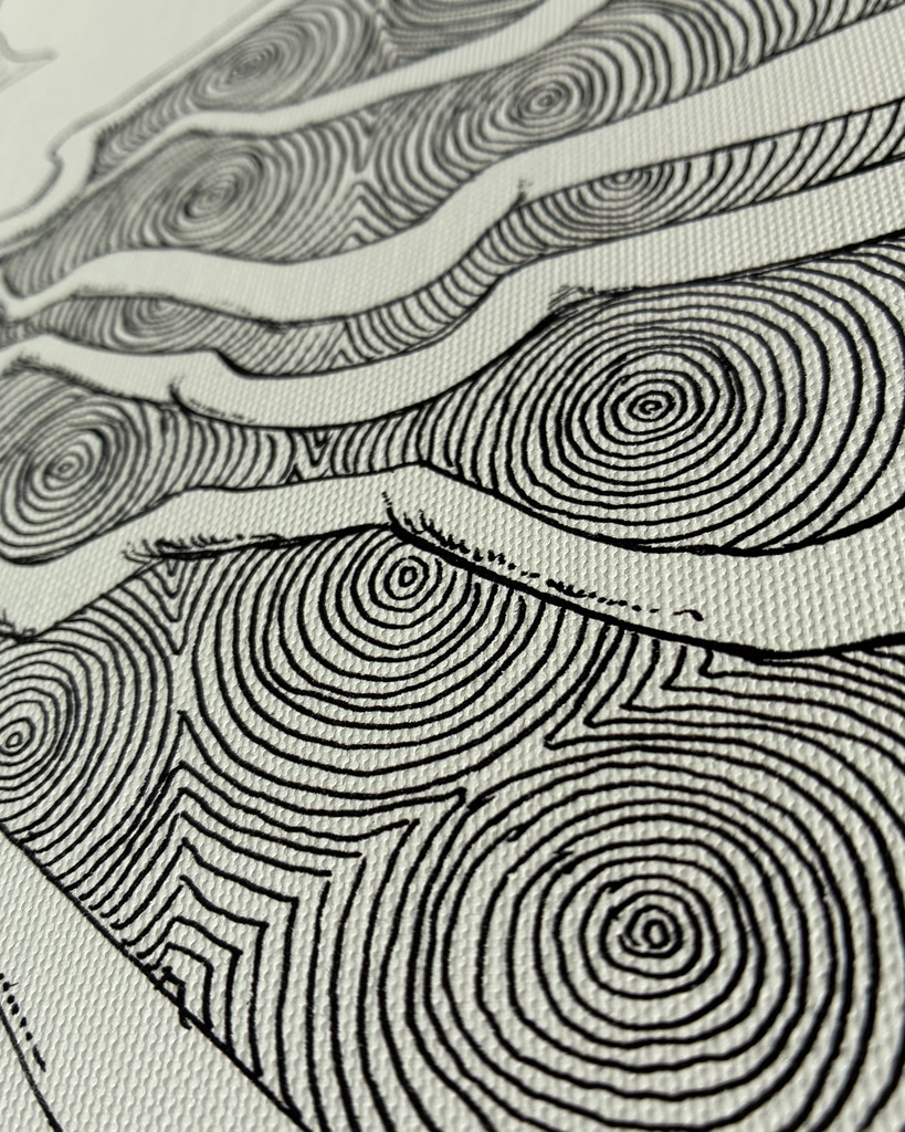 【10点限定・直筆サイン入】キャンバスアート F3サイズ "The Resonance"