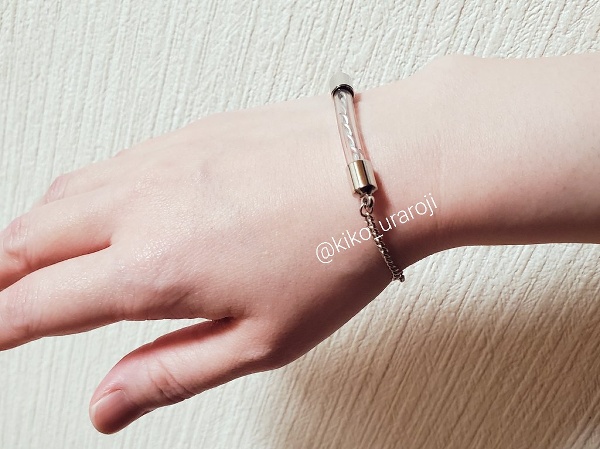 透明管ブレスレット