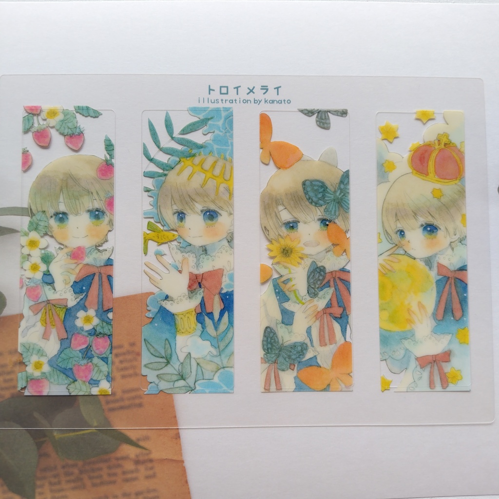 クリアしおり4種セット