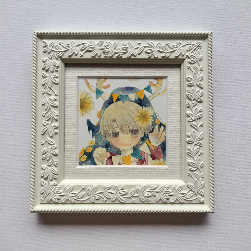 【額装原画】和平