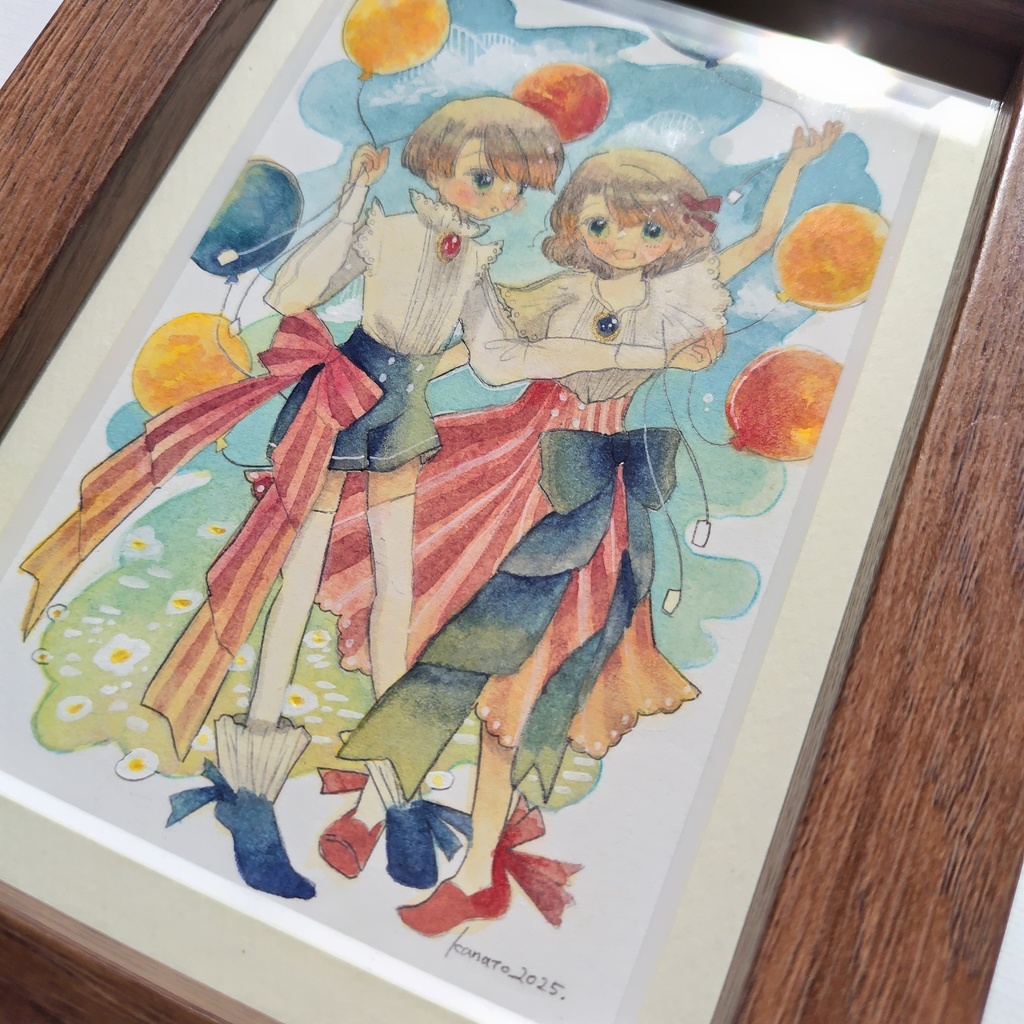 【額装原画】ふわふわデイタイム