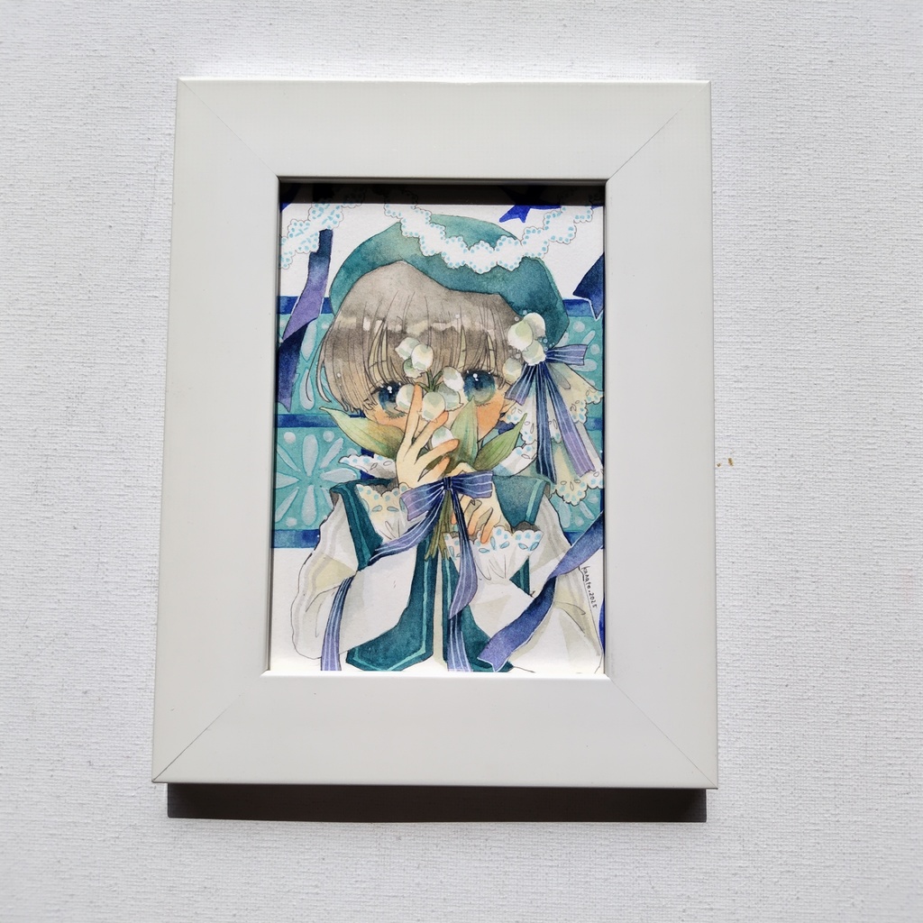 【額装原画】碧