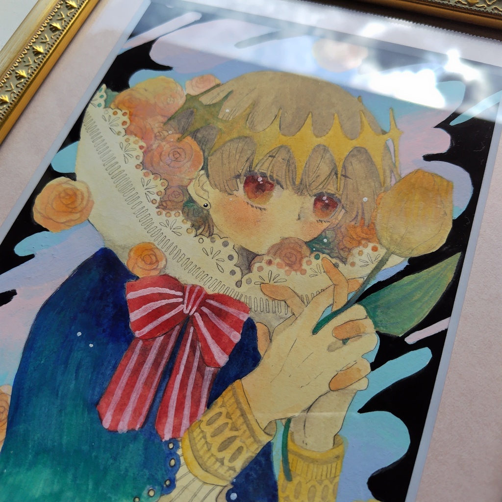 【額装原画】いのり