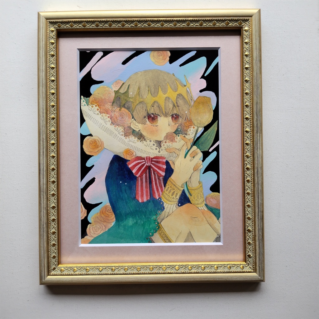 【額装原画】いのり