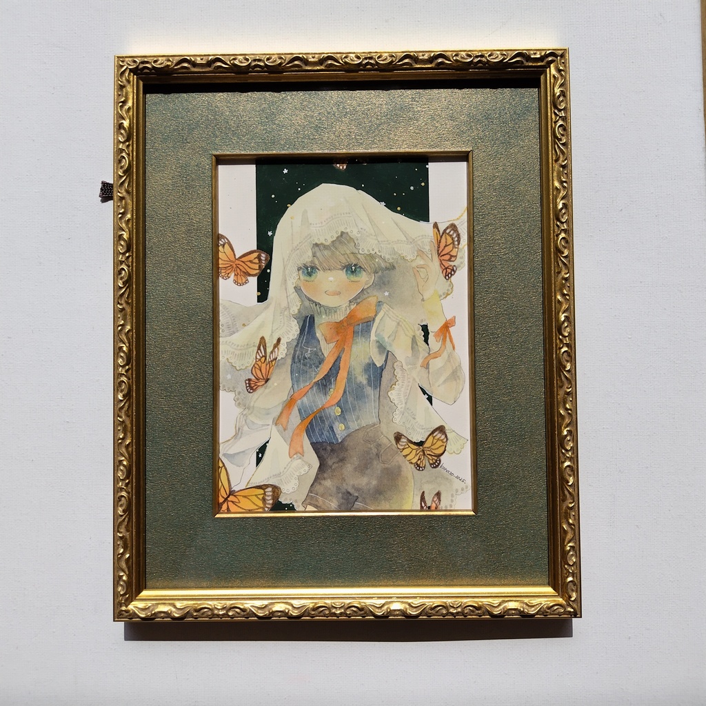 【額装原画】ひらひら