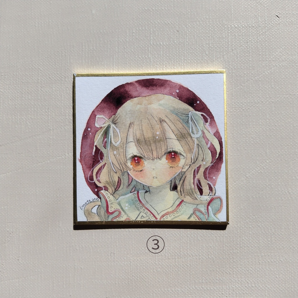 【マラソン豆色紙】①~④