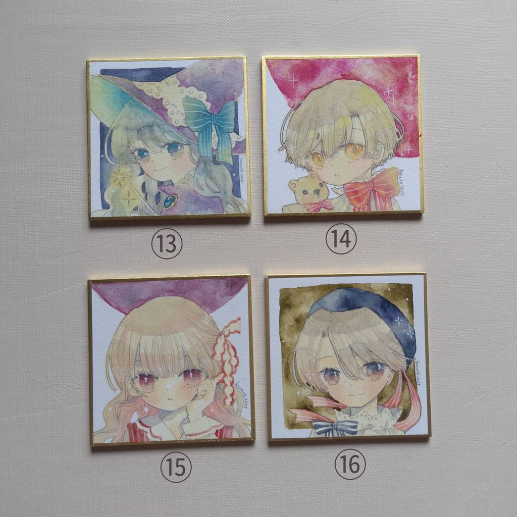 【マラソン豆色紙】⑬～⑯