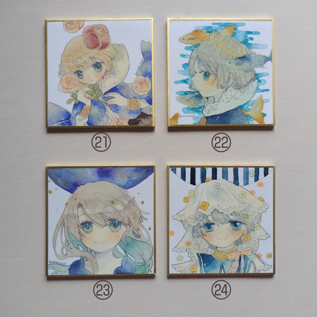 【マラソン豆色紙】㉑～㉔