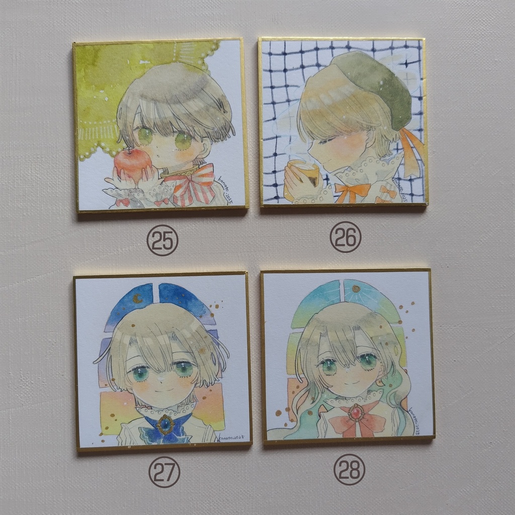 【マラソン豆色紙】㉕～㉘