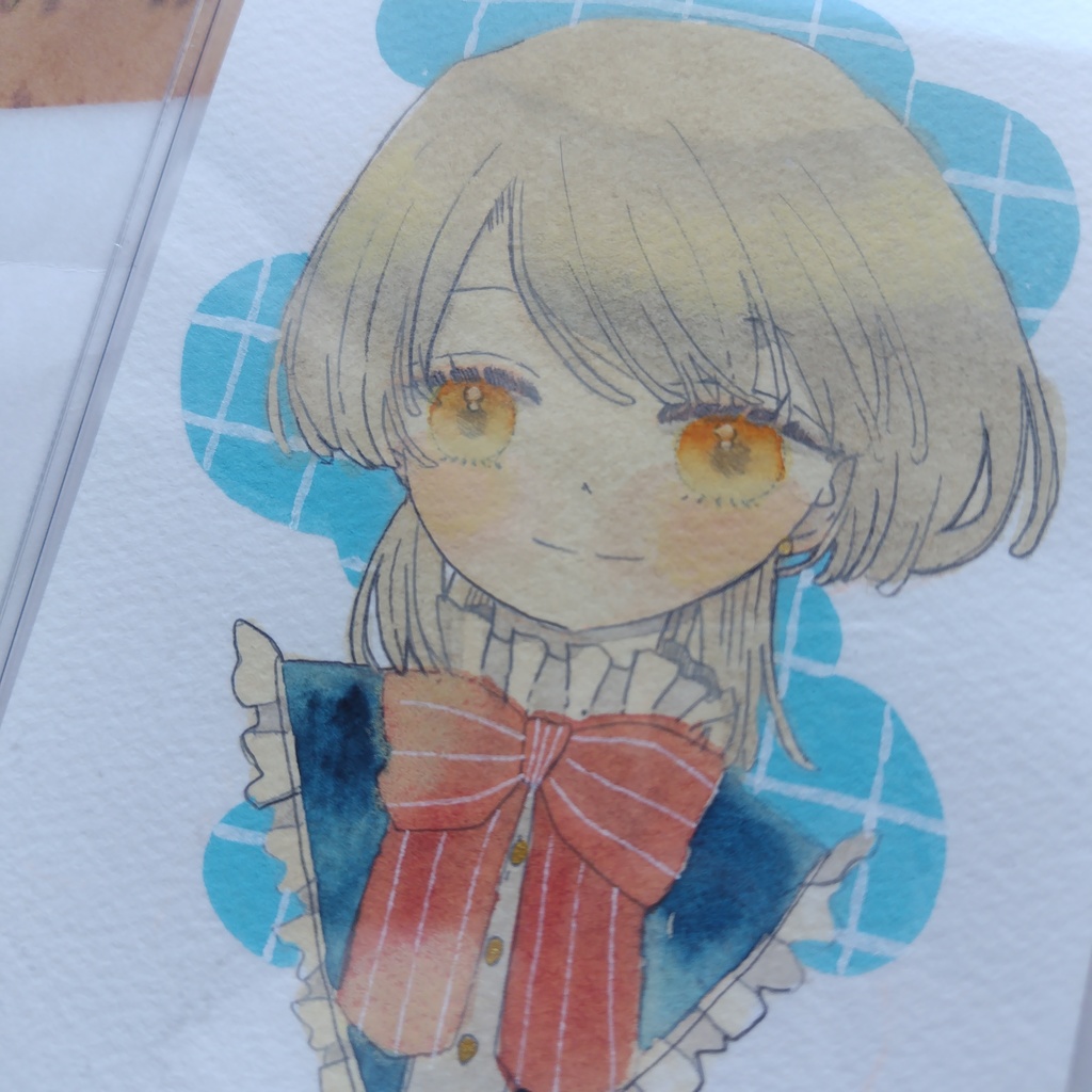 フレームレス作品(水色)