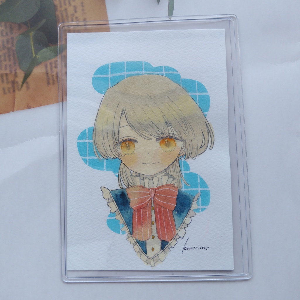 フレームレス作品(水色)