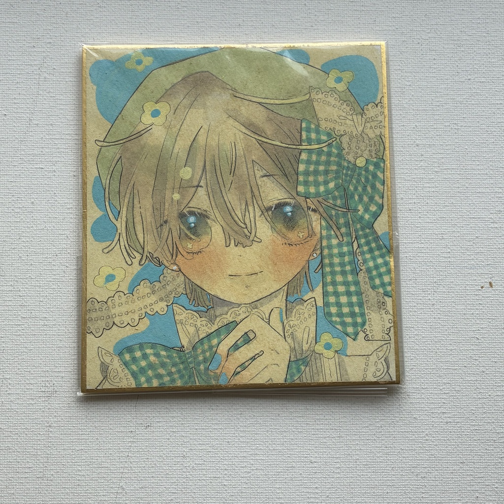 １/4色紙原画