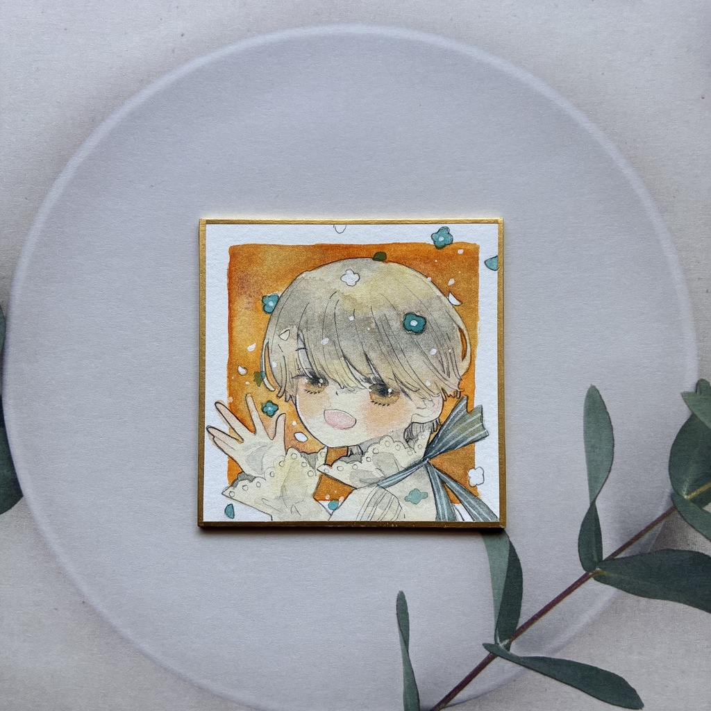 豆色紙①