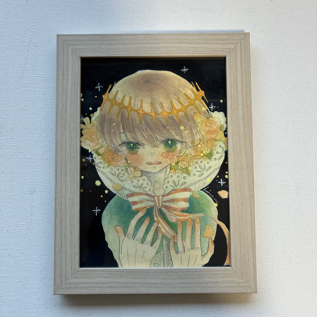 額装原画【ふわり】